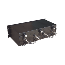 Duplexer Pasa Banda/Rechazo de Banda, UHF de 370-410 MHz, para montaje en Rack de 19 in, 50 Ohm, 4 Cavidades, 150 Watt, N Hembra.