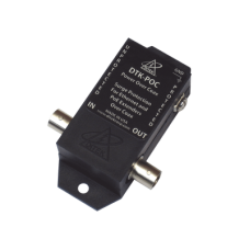 Protector contra Descargas Para Ethernet / Extensor PoE / Alimentación sobre Cable Coaxial / Impedancia de 75 Ohms