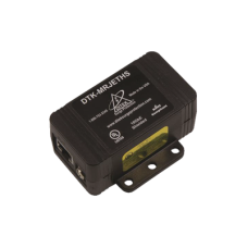 Protector de un solo canal 10GbE para sistemas de CCTV , Ideal para protección de cableado categoría CAT5e, CAT6 y CAT6A. Protector de un solo canal 10GbE para sistemas de CCTV , Ideal para protección de cableado categoría CAT5e, CAT6 y CAT6A.