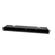 Gabinete de 24 Canales para Montaje en Rack, Compatible con el Módulo de protección DTK-NETMS Gabinete de 24 Canales para Montaje en Rack, Compatible con el Módulo de protección DTK-NETMS