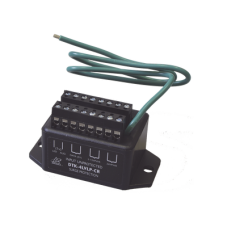 Protector para lazo de 4 pares, para aplicaciones de lectores con formato wiegand : 2 de alimentación de 12 / 24 Vcc, 1 de datos 5 Vcc, 1 señal de 1 Vcc. Protector para lazo de 4 pares, para aplicaciones de lectores con formato wiegand : 2 de alimentación de 12 / 24 Vcc, 1 de datos 5 Vcc, 1 señal de 1 Vcc.