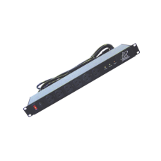 Protector Contra Sobretensiones de 120 VCA, 15 A, 12 Salidas, Montaje en Rack 1U, Servidores Montados en Rack, Sistemas de Voz, Controladores, Equipos de Video Vigilancia