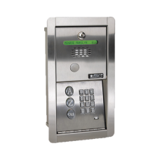 Audioportero Telefónico DKS Con Directorio / 100 Números Telefónicos / Control Para 2 Puertas / Gabinete Para Empotrar / Marcación a 16 Digitos / Linea análoga o digital