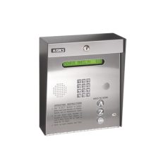 Control de acceso /Gabinete para sobreponer / 2 puertas / 3000 números telefónicos / 11 digitos / Directorio en pantalla / Linea análoga o digital / Expandible a 16 puertas / Programable por PC