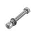 1 Tornillo Allen Milimétrico de Acero Inoxidable  M8-1.25 x 50/ Con 1 Tuerca, 1 Arandela de Presión y 1 Plana / Para Montajes de Módulos Foto Voltaicos .
