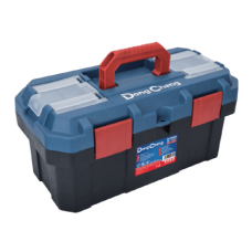 Caja de plástico Reforzada de 19 in. para Herramientas.