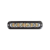 Luz perimetral , 12 LED Ultra Brillantes, Dual Color Ambar / Claro