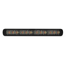 Luz auxiliar Giga Thin 11¨ Quadcolor Rojo/Azul/Ambar/Blanco 48 LED Con funcionalidad de director de tráfico Luz auxiliar Giga Thin 11¨ Quadcolor Rojo/Azul/Ambar/Blanco 48 LED Con funcionalidad de director de tráfico