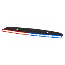 Visera Interior Trasera Tricolor Rojo/Azul/Ambar , 144 Led, Con Bracket Ford Police Interceptor 2020 +
