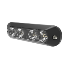 Luz perimetral, 4 LEDs Ultra Brillantes, color Rojo / Claro