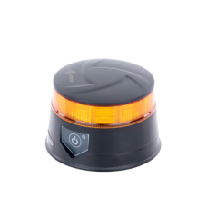 Baliza LED Recargable, Compacta y Discreta, Color Ámbar, Con Montaje Magnético y de Succión