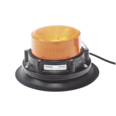 Baliza LED de Uso Rudo, Color Ámbar, Con Montaje Magnético y de Succión, IP69K