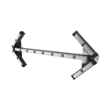 Barra de luces LED en flecha  de doble cabezal en una sola pieza Director de tráfico de 53.8 pulgadas, iluminación color ámbar.