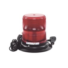 Baliza LED color rojo con montaje magnético de succión de 7