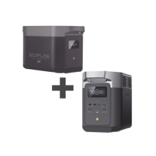 Kit de Estación de Energía Portátil 2048Wh + Batería Externa 2048Wh (4096Wh Totales)