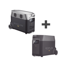 Kit de Estación de Energía Portátil 3600Wh + Batería Externa 3600Wh (7200Wh)