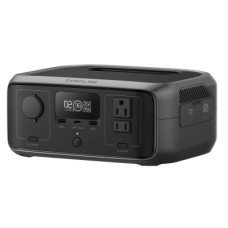 EcoFlow River 3 | Estación de Energía Portátil 245Wh Litio LFP / 2 AC 300 W (Max. 550W) / 1 USB-C 100W / 2 USB -A 12W / Cargador de Coche 8A a 12 o 24V / Conectividad WiFi y Bluetooth (App) / Carga Solar 110W Max.