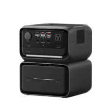 EcoFlow River 3 | Estación de Energía Portátil 858Wh Litio LFP / 2 AC 300 W (Max. 550W) / 1 USB-C 100W / 2 USB -A 12W / Cargador de Coche 8A a 12 o 24V / Conectividad WiFi y Bluetooth (App) / Carga Solar 110W Max.