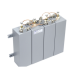 Duplexer UHF, 440-512 MHz, 4 Cavidades de 4 in por Lado, 3.0 MHz (Min.) Separación Tx-Rx, 150 Watt, N Hembras.