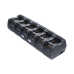 Multicargador para 12 radios Motorola XPR3500/APX1000/3000/4000,DP2000 series, DGP8000/5000 series, baterías NNTN8128/8560, PMNN4024/4448/4418/4407/4409, NTN8129, FNBV117