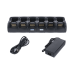 Multicargador para 12 radios Motorola XPR3500/APX1000/3000/4000,DP2000 series, DGP8000/5000 series, baterías NNTN8128/8560, PMNN4024/4448/4418/4407/4409, NTN8129, FNBV117