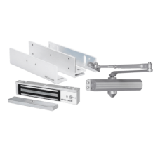 Kit para Control de Acceso Incluye Chapa Magnética de 600 Lbs / Montajes L y Z / Cierra puerta para 150 Kg / Certificación UL Kit para Control de Acceso Incluye Chapa Magnética de 600 Lbs / Montajes L y Z / Cierra puerta para 150 Kg / Certificación UL
