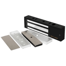 Kit Para Control de Acceso Incluye Chapa Magnética de 1200 Lbs Color Negro / Montaje En 