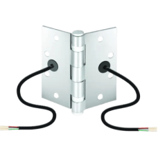 Bisagra de Transferencia Eléctrica SD-H412 / 12-24 VAC/VDC / 4 Hilos 28AWG / Acero Resistente a Vandalismo / Transferencia de Energía y Datos / Reemplazo de Bisagra Estándar Bisagra de Transferencia Eléctrica SD-H412 / 12-24 VAC/VDC / 4 Hilos 28AWG / Acero Resistente a Vandalismo / Transferencia de Energía y Datos / Reemplazo de Bisagra Estándar