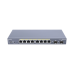 Switch PoE Administrable de 8 puertos Gigabit 802.3 af de 61.6 W y Controlador para 50 Puntos de Acceso Serie Neutron/EnTurbo.