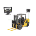 Sistema Profesional de Cámara de Reversa y Monitor Alámbrico para Vehículos de Trabajo y Montacargas