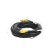 Cable extensor con conector tipo aviación de 15m solo para soluciones de videovigilancia móvil XMR
