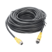 Cable extensor con conector tipo aviación de 15m solo para soluciones de videovigilancia móvil XMR