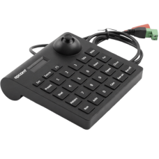 Mini Teclado controlador PTZ con pantalla LCD y joystick altamente resistente