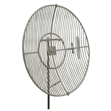 Antena Parabólica de Rejilla | 824-894 MHz | 21 dBi de Ganancia | Cubre muy bien la Banda 5 (850 MHz) Celular. Antena Donadora que se utiliza para los amplificadores de señal celular para cubrir comunidades alejadas.