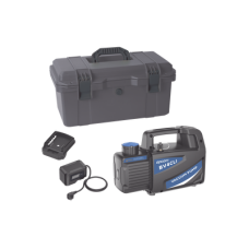 Bomba de Vacío Inalámbrica KBV4 / 18V Ion-Litio / Vacío Total 160 microns / Caudal 4 CFM (114 L/min) / Capacidad Aceite 330 ml / Portátil 4.5 kg / Compatible AEG-RIDGID-Milwaukee / Tiempo Operación 45-60 min
