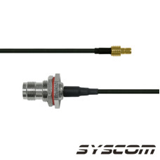 Cable RG174, con conectores SMB/TNC de 30 cm.