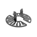 Accesorio para Montaje Universal para Cámara Domo | Soporte de 125 mm de Diámetro |Estructura Robusta | Contemplar como accesorios SDJH111 y SDJH144