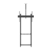 Montaje de Piso Móvil para Pantallas de  65 in a 100 in | vesa 100 x 100 hasta 1000 x 600 | carga maxima soportada 120kg| Fabricado en aluminio y acero