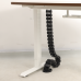 Portacable de Tipo Cadena para Escritorio / Organizador de Cables Vertical Articulado / 1200 mm (47.24 Pulgadas) de Longitud / Evita que los Cables se Enreden o Tensen al Momento de Elevar la Altura