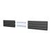Accesorio_ Riel de Aluminio con Longitud 1000 mm |  Incluye Tapas laterales  | Compatible con estructura para Videowall | Diseño Modular