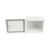 Gabinete para instalación de 2 Baterías PL4012, Fabricado en Lámina Galvanizada, Opción para montar en poste (No incluido)