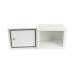Gabinete para instalación de 2 Baterías PL4012, Fabricado en Lámina Galvanizada, Opción para montar en poste (No incluido)