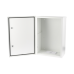 Gabinete para instalación de 2 Baterías PL110D12, Fabricado en Lámina Galvanizada, Accesorios para piso o poste (No incluidos)