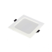 Spot Cuadrado Empotrable / 12 x 12 cm / Luz Fría / 110 V / 6 W / 420 lúmenes / 25000 hrs / Ángulo de apertura 120° / IP20