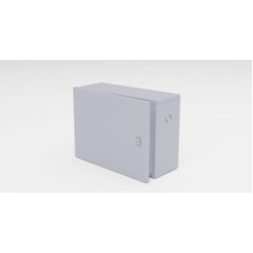 Gabinete para instalación de 1 Batería , Fabricado en Lámina Galvanizada, Accesorios para poste (No incluidos)