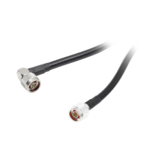 Jumper con Cable LMR400 con Conectores N Macho / N Macho Angulo Recto, de 1.2 metros.