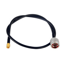 Jumper de 60 cm con Cable RG-58U-SYS, Conectores N Macho a SMA Macho Inverso. Jumper de 60 cm con Cable RG-58U-SYS, Conectores N Macho a SMA Macho Inverso.