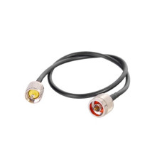 Jumper de 60 cm (23.62 Pulgadas) Fabricado con Cable RG-58U-SYS, Conector N y UHF del Otro Extremo Jumper de 60 cm (23.62 Pulgadas) Fabricado con Cable RG-58U-SYS, Conector N y UHF del Otro Extremo