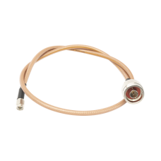Jumper con Cable LP142 de 60 cm (23.62 Pulgadas), con Conectores N Macho a SMA Macho (Hasta 8 GHz).