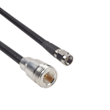 Cable LMR-240UF (Ultra Flex) de 60 cm con conectores N Hembra y SMA Macho.